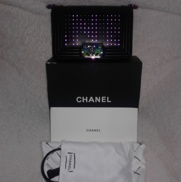 Authentic Chanel LED 2.0 Le Boy Flap Bag - Picture 5 of 8